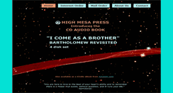 Desktop Screenshot of highmesapress.com